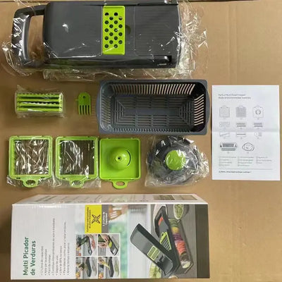 QuickChop™ – 12-in-1 Vegetable Chopper